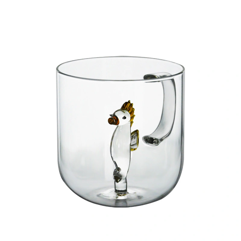 animal glass cup