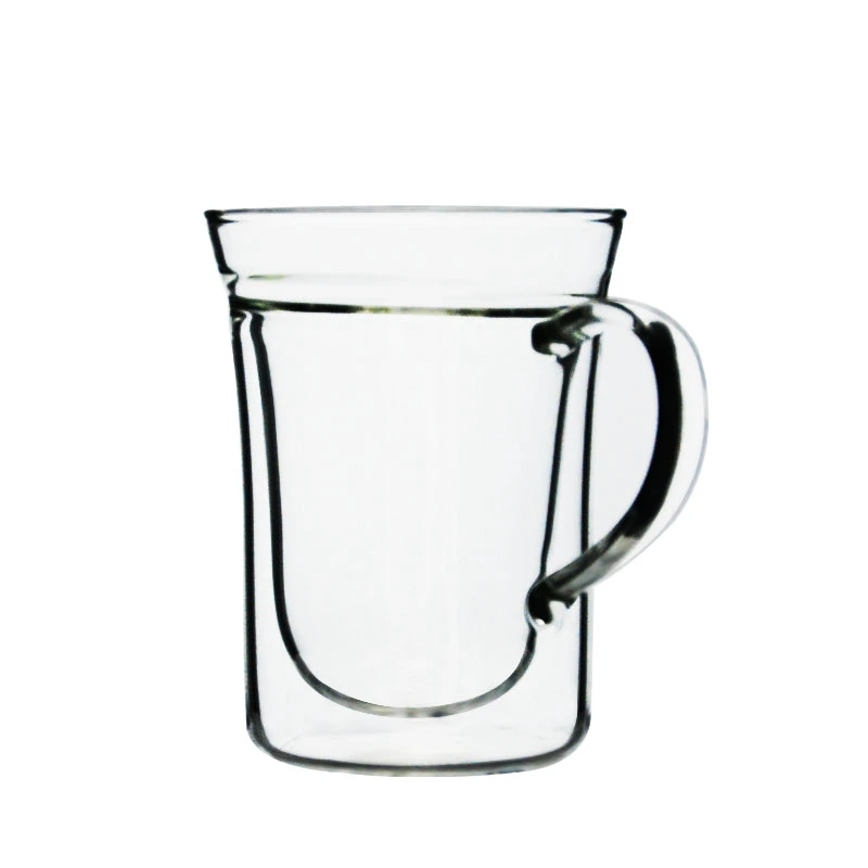 coffee double glass cup