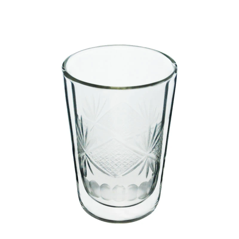 double wall borosilicate glass