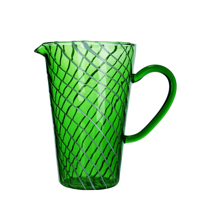 borosilicate glass iced tea pitcher